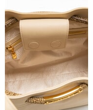 BORBONESE FILO  Shoulder bag, leather sand - Women’s Bags - 5