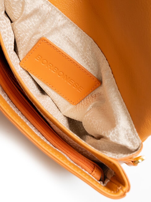 VITE Mini shoulder bag, in leather tangerines - Women’s Bags