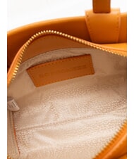 BORBONESE DEJEUNER  Mini Hand Bag, with shoulder strap tangerines - Women’s Bags - 5