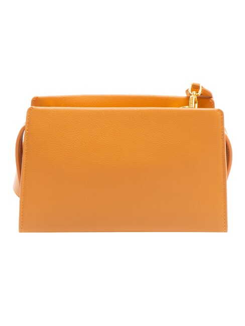 DEJEUNER Mini shoulder bag, in leather tangerines - Women’s Bags