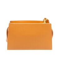 BORBONESE DEJEUNER Mini shoulder bag, in leather tangerines - Women’s Bags - 4