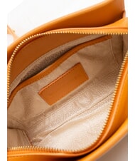 BORBONESE DEJEUNER Mini shoulder bag, in leather tangerines - Women’s Bags - 5