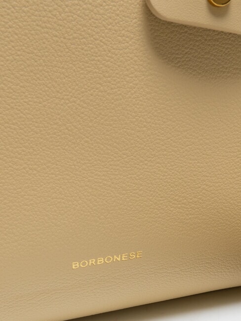 DEJEUNER  Handbag, with shoulder strap, in leather sand - Women’s Bags