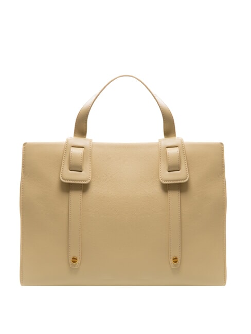 DEJEUNER  Handbag, with shoulder strap, in leather sand - Women’s Bags