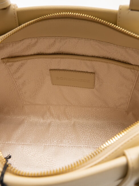 DEJEUNER  Handbag, with shoulder strap, in leather sand - Women’s Bags