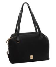 BORBONESE TEAPOT  Shoulder bag black / natural op - Women’s Bags - 2
