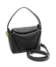 BORBONESE BLOOM  Mini shoulder bag, with shoulder strap Black - Women’s Bags - 3
