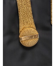 BORBONESE ECLIPSE Shopping Bag black / natural op - Women’s Bags - 3