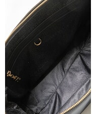 BORBONESE ECLIPSE Shopping Bag black / natural op - Women’s Bags - 5