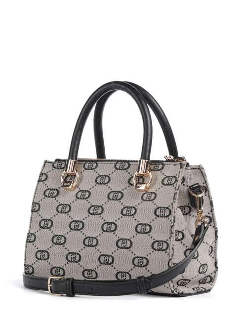 MANHATTAN Jacquard fabric trunk bag BLACK - Women’s Bags