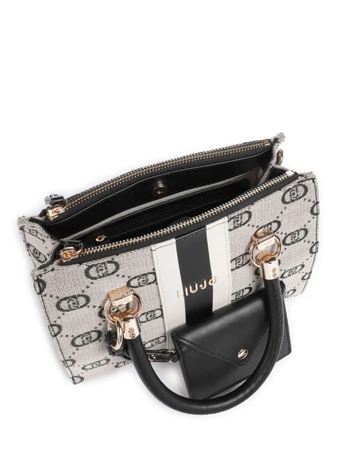 MANHATTAN Jacquard fabric trunk bag BLACK - Women’s Bags