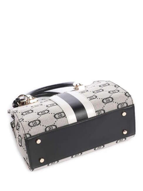 MANHATTAN Jacquard fabric trunk bag BLACK - Women’s Bags