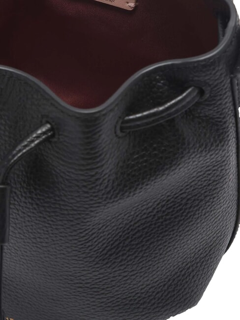 MALORY  Mini Leather Bucket Black - Women’s Bags