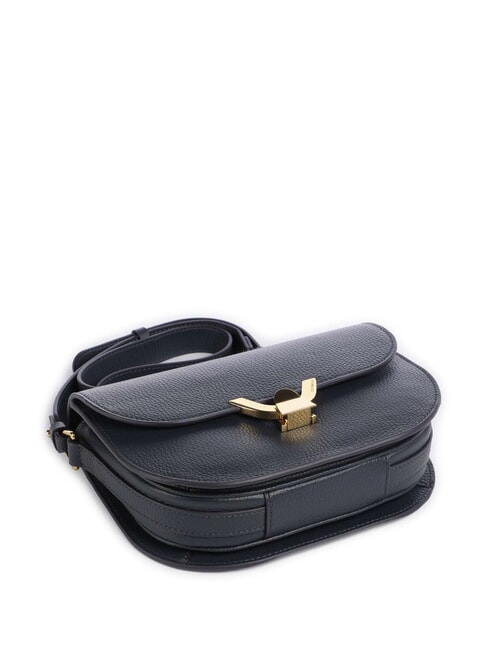 DEW Hammered leather shoulder bag midnight blue - Women&rsquo;s Bags