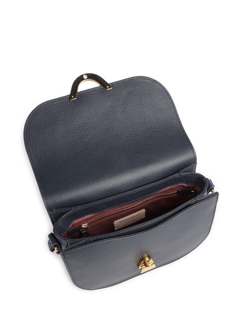DEW Hammered leather shoulder bag midnight blue - Women&rsquo;s Bags