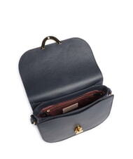 COCCINELLE DEW Hammered leather shoulder bag midnight blue - Women&rsquo;s Bags - 4