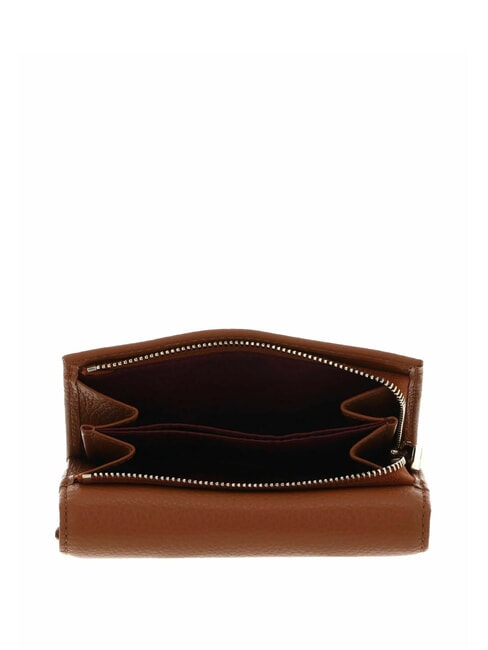 METALLIC SOFT Hammered leather bifold wallet CUIR - Women&rsquo;s Wallets