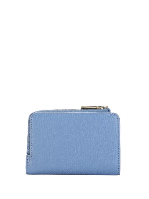 METALLIC SOFT Small leather wallet blue - Women&rsquo;s Wallets