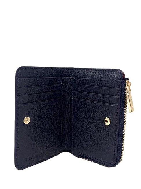 METALLIC SOFT Small leather wallet midnight blue - Women&rsquo;s Wallets