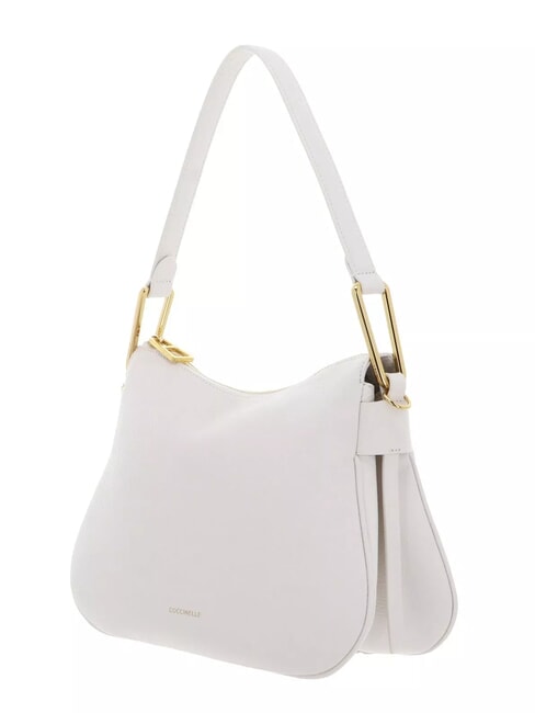 MAGIE SOFT Leather shoulder bag with shoulder strap white - Women’s Bags