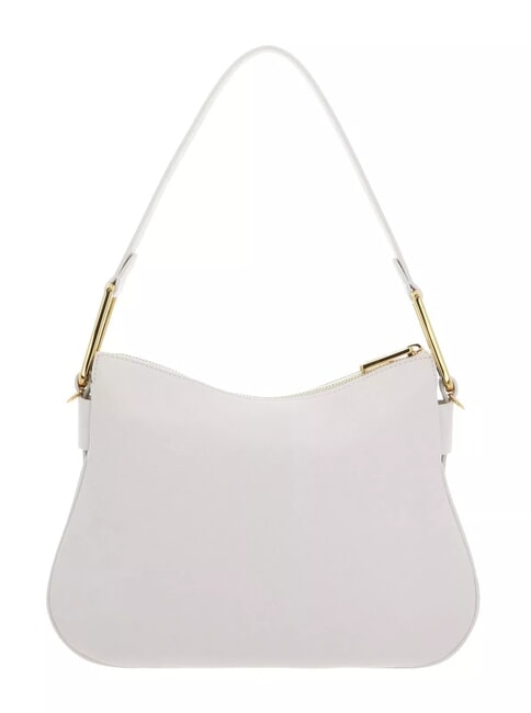 MAGIE SOFT Leather shoulder bag with shoulder strap white - Women’s Bags