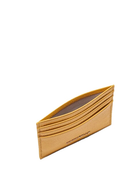 METALLIC SOFT  Flat leather card holder sunny - Women&rsquo;s Wallets