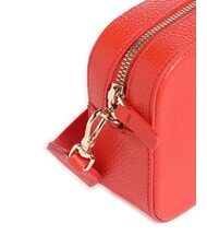 COCCINELLE TEBE Shoulder bag in textured leather gazpacho - Women’s Bags - 3