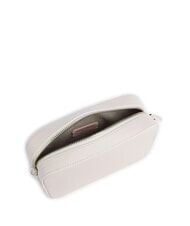 COCCINELLE TEBE Shoulder bag in textured leather white - Women’s Bags - 3