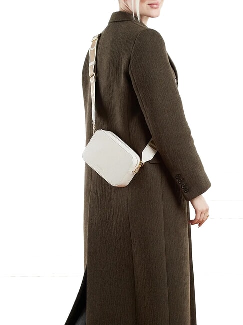 TEBE Shoulder bag in textured leather white - Women’s Bags