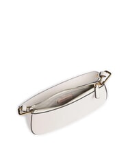 COCCINELLE MERVEILLE Shoulder bag in textured leather white - Women’s Bags - 3