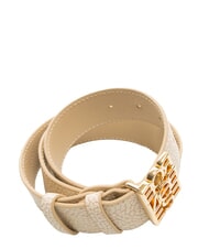 BORBONESE LETTERING PLATE  Belt sand - Belts - 3