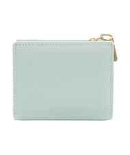 BORBONESE LETTERING Compact leather wallet marine - Women’s Wallets - 3