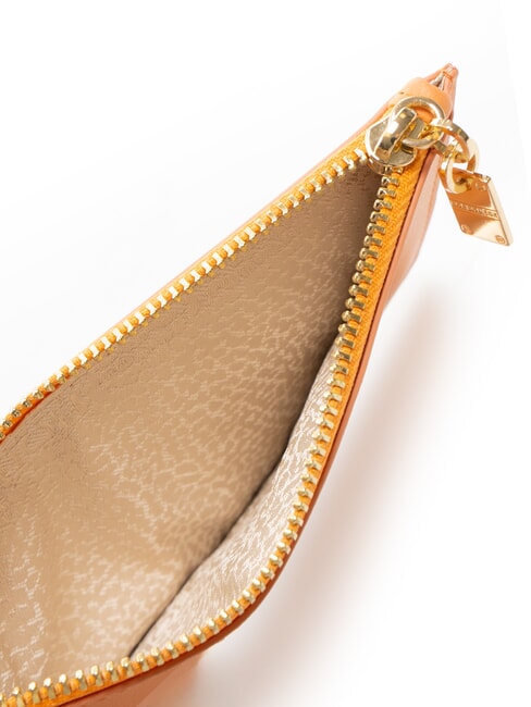 LETTERING Card holder with RFD tangerines - Women’s Wallets