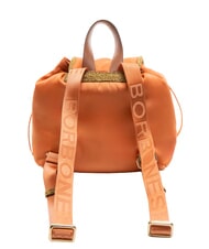 BORBONESE CAHIER Backpack tangerine/natural op - Women’s Bags - 4