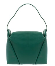 BORBONESE BLOOM  Hobo shoulder bag, in leather forest - Women’s Bags - 4