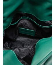 BORBONESE BLOOM  Hobo shoulder bag, in leather forest - Women’s Bags - 5