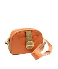 BORBONESE ECLIPSE  Mini Shoulder Camera Bag tangerine/natural op - Women’s Bags - 2