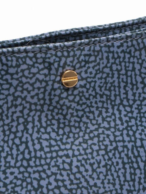 L'ECOLE NYLON Shoulder bag with three compartments denim - Women’s Bags