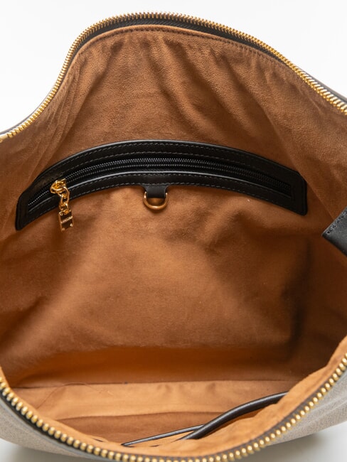 LA VOILE  Shoulder bag natural op / black - Women’s Bags