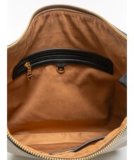 BORBONESE LA VOILE  Shoulder bag natural op / black - Women’s Bags - 5