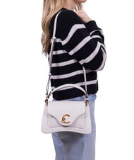 COCCINELLE C-ME CALF COCKER Small leather bag with shoulder strap white - Women&rsquo;s Bags - 6
