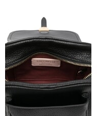 COCCINELLE CAMPUS  Mini shoulder bag, in leather Black - Women’s Bags - 4