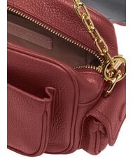 COCCINELLE CAMPUS  Mini shoulder bag, in leather sangria - Women’s Bags - 4