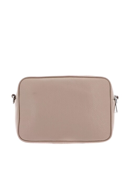 MELLOW Shoulder camera bag in leather warm taupe - Women’s Bags