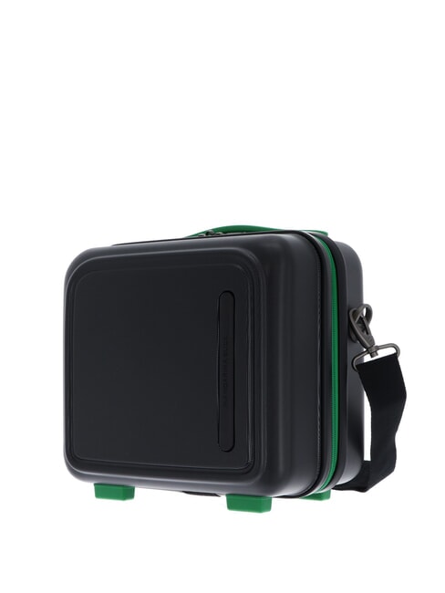 LOGODUCK + Rigid beauty case with shoulder strap green light - Beauty Case