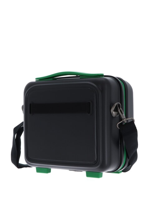 LOGODUCK + Rigid beauty case with shoulder strap green light - Beauty Case