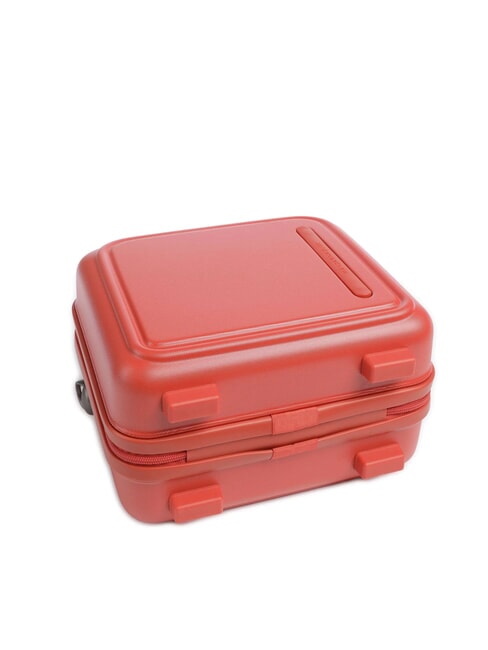 LOGODUCK + Rigid beauty case with shoulder strap ginger - Beauty Case