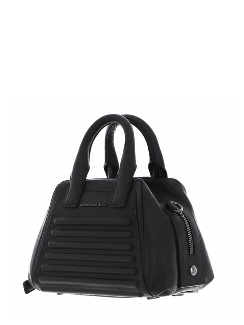 I-CON Mini leather bag with shoulder strap Black - Women’s Bags
