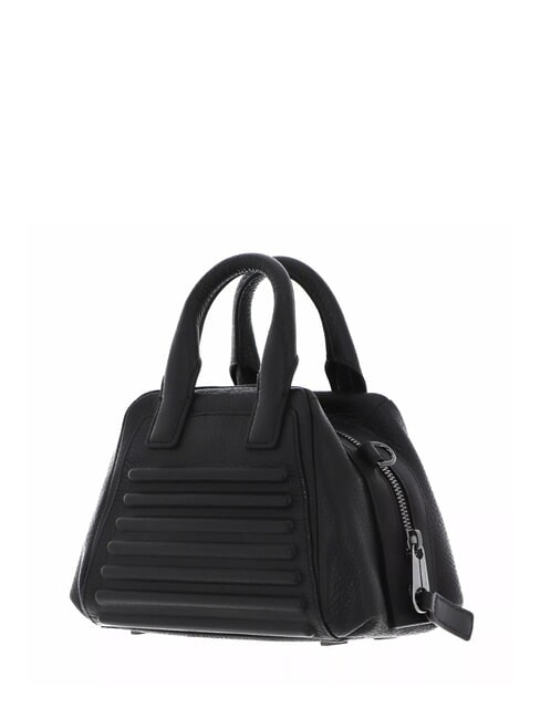 I-CON Mini leather bag with shoulder strap Black - Women’s Bags