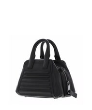 MANDARINA DUCK I-CON Mini leather bag with shoulder strap Black - Women’s Bags - 3